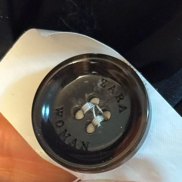 Zara Woman Beige Double-Breasted Trench Coat+Belt - Size L - Spring/Fall Staple - Picture 3 of 10